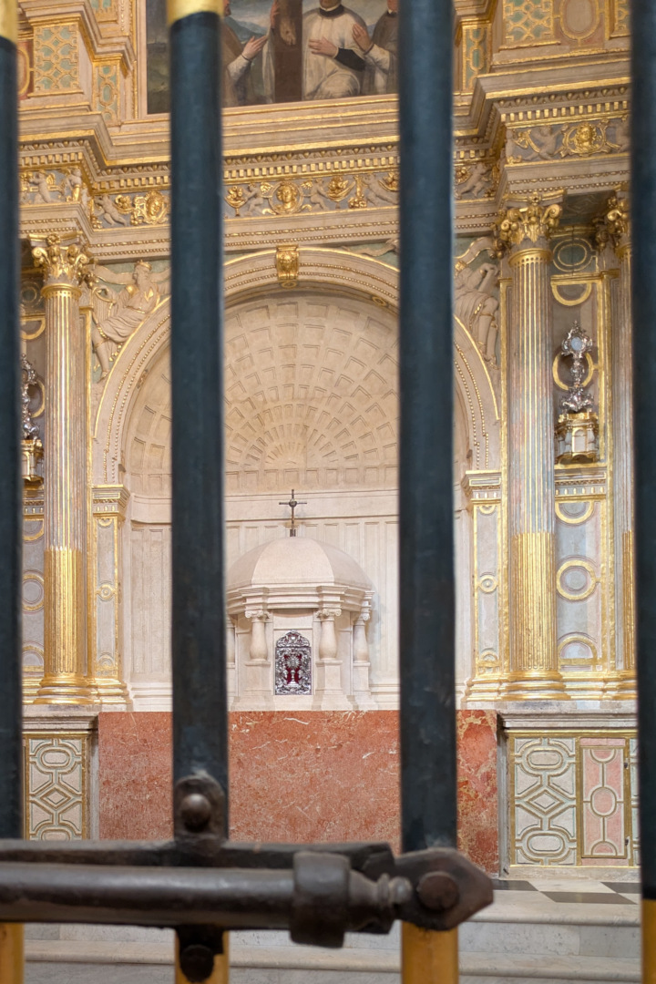 shrine of the holy ghost in the mezquita catedral of córdoba