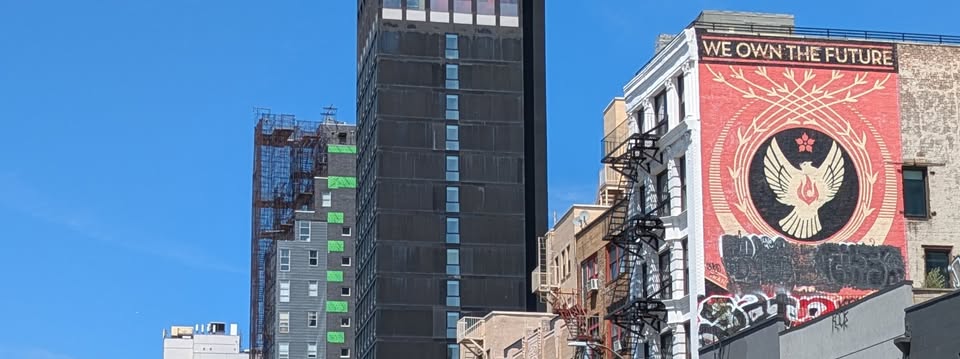 nyc street art «we own the future»
